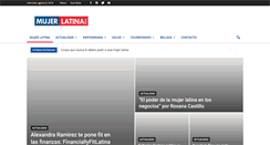 Desktop Screenshot of mujerlatinausa.com