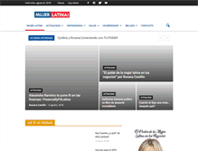 Tablet Screenshot of mujerlatinausa.com